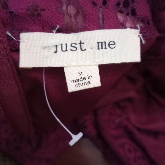 Just Me Pink Flutter Sleeve Sheath Midi Dress - Picture 2 of 3